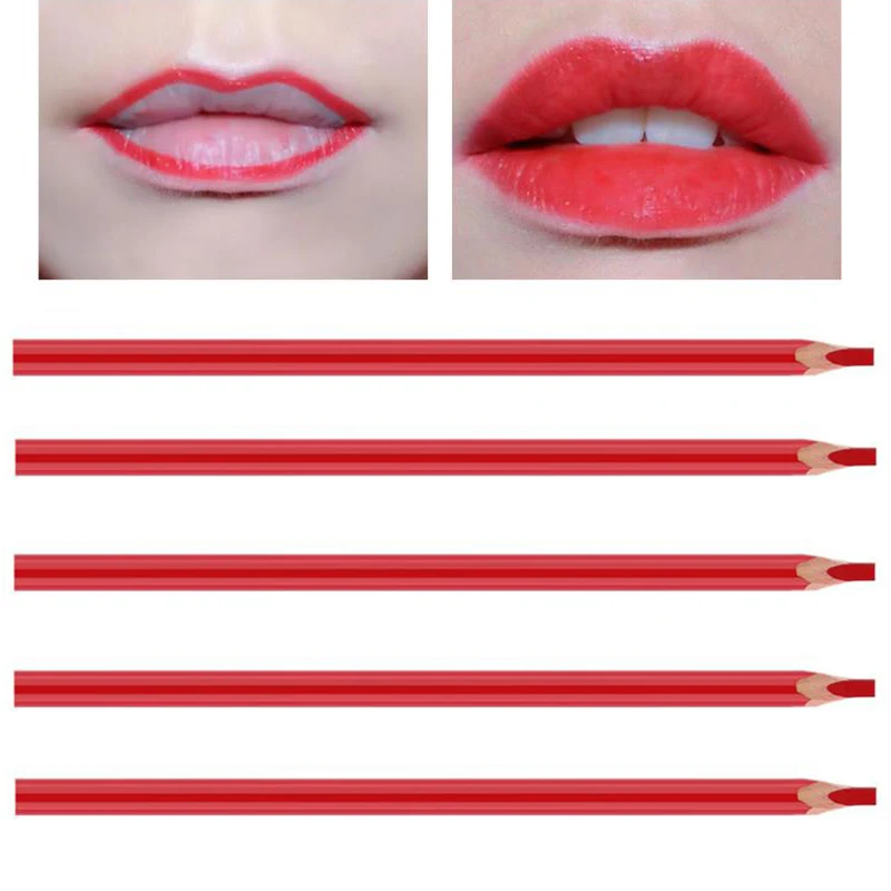 

5PCS Long Lasting Eyebrow Pencil Black Red Microblading Tattoo Waterproof Natural Brow Enhancers Pen for Eyes Cosmetics Tools