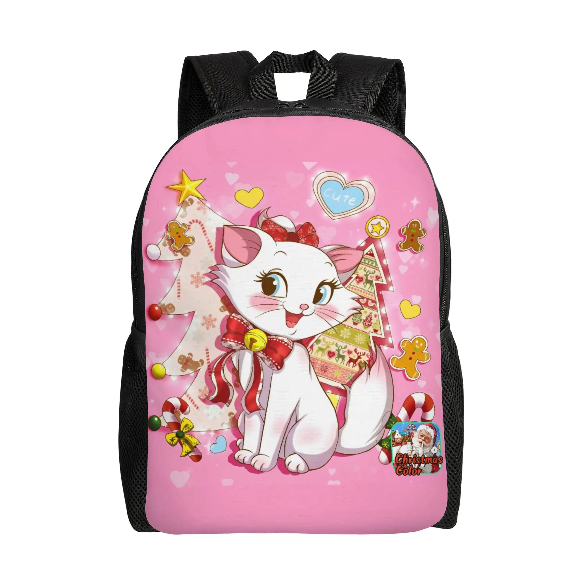 

Рюкзак The Aristocats Marie Cat, подростковый дорожный рюкзак из полиэстера, прочный, красивый, для старшей школы