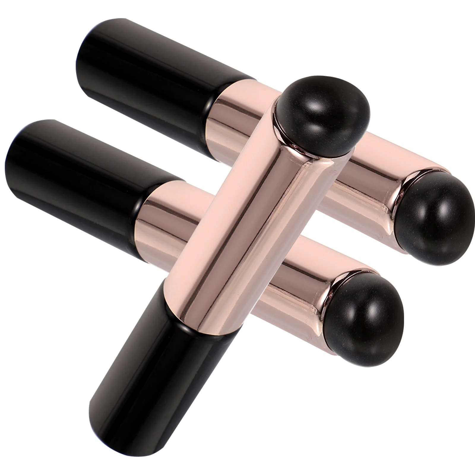 3 pçs aplicador de escova de batom reutilizável silicone escova labial para brilho labial bálsamo máscara esfrega ferramentas de maquiagem portátil feminino