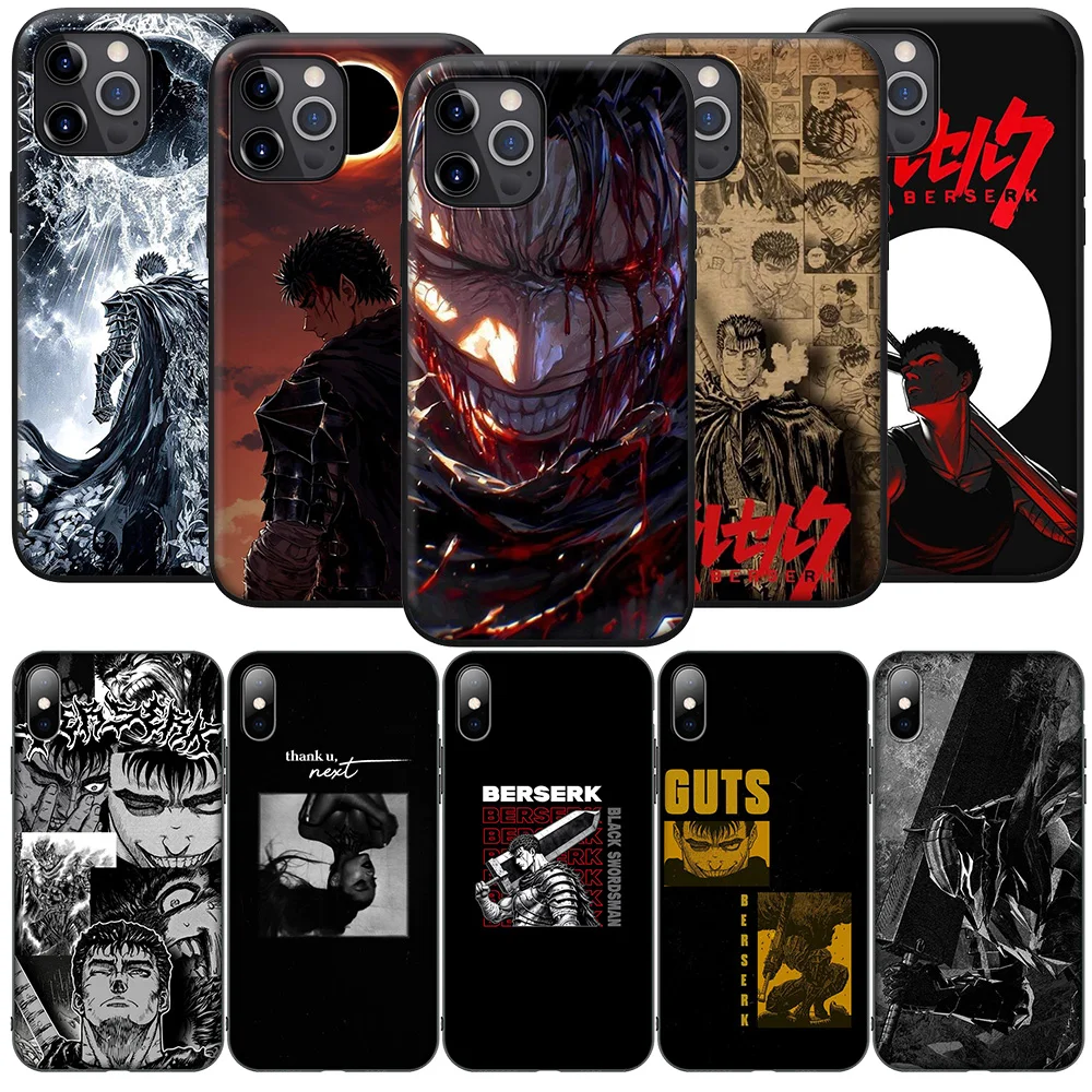 Berserk Guts Anime New High-End Soft Case for Huawei Nova 5T 4E 3i 3 2 2i Y6 Y6P Y7 Y9 Honor 20 20s 9X 7C Prime Lite 2019