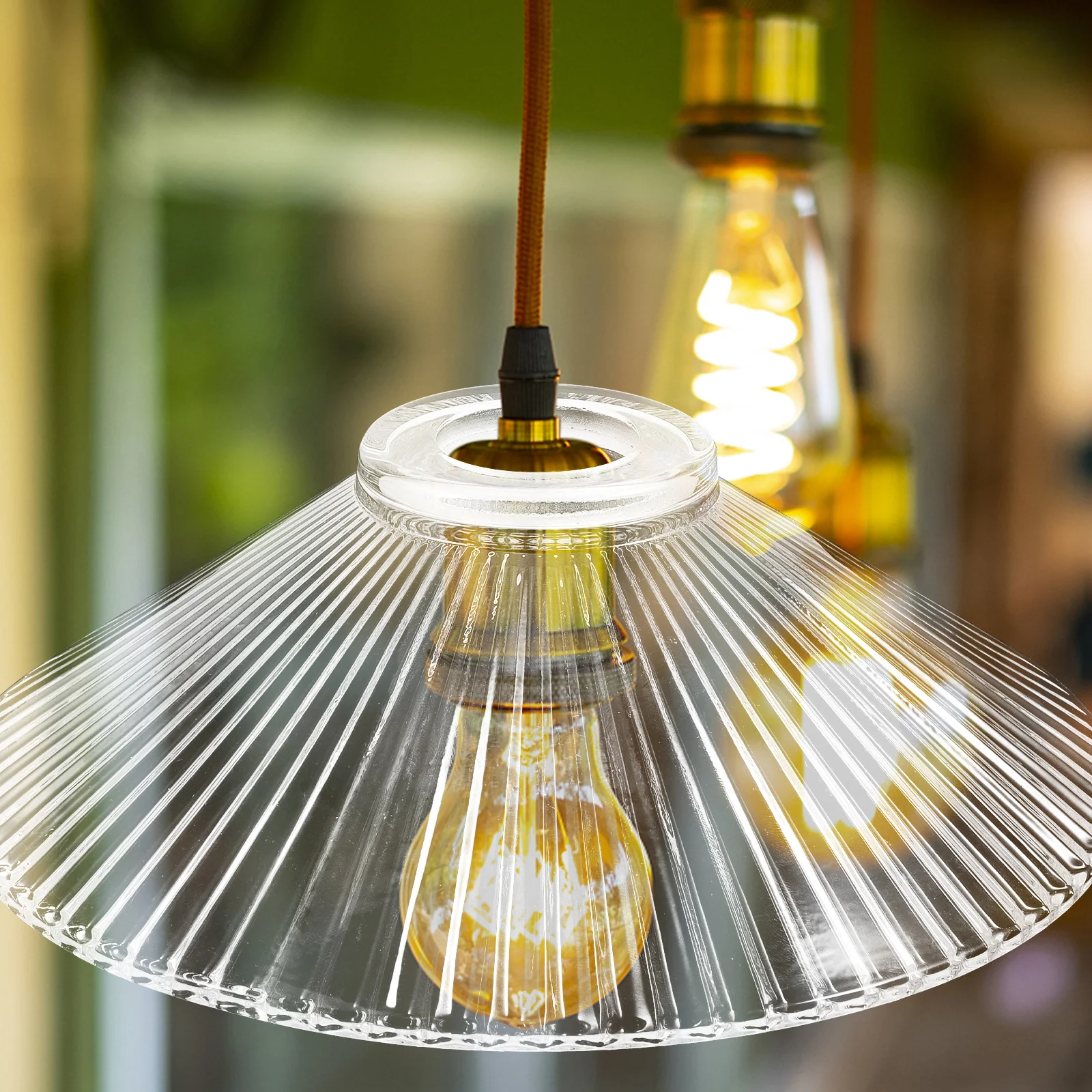 

Pendant Light Shade Glass Cylindrical Clear 55Mm Diameter Heat Resistant for Modern Sconces Pendants Ceiling Fixtures Home