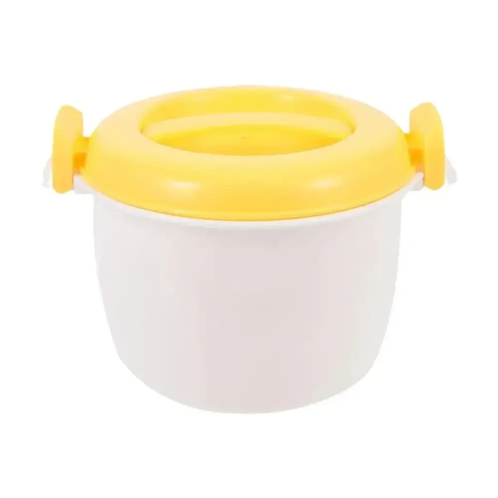 Portable Microwave Rice Cooker Steamer Pot for Vegetable Pasta Soup Food Storage Container Home Heating Lunch Box Rice Cooker