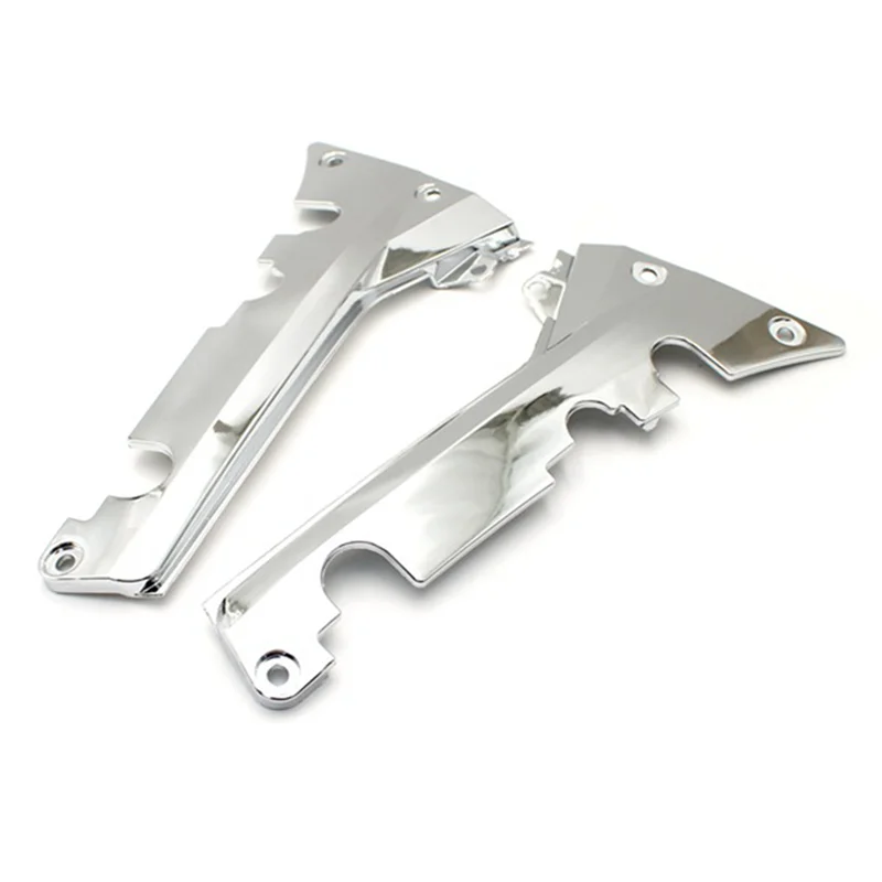 2Pcs Chrome Decoration Parts Motorcycle Fairing Lower Rear Frame Cover for Honda Goldwing GL 1800 2001-2011