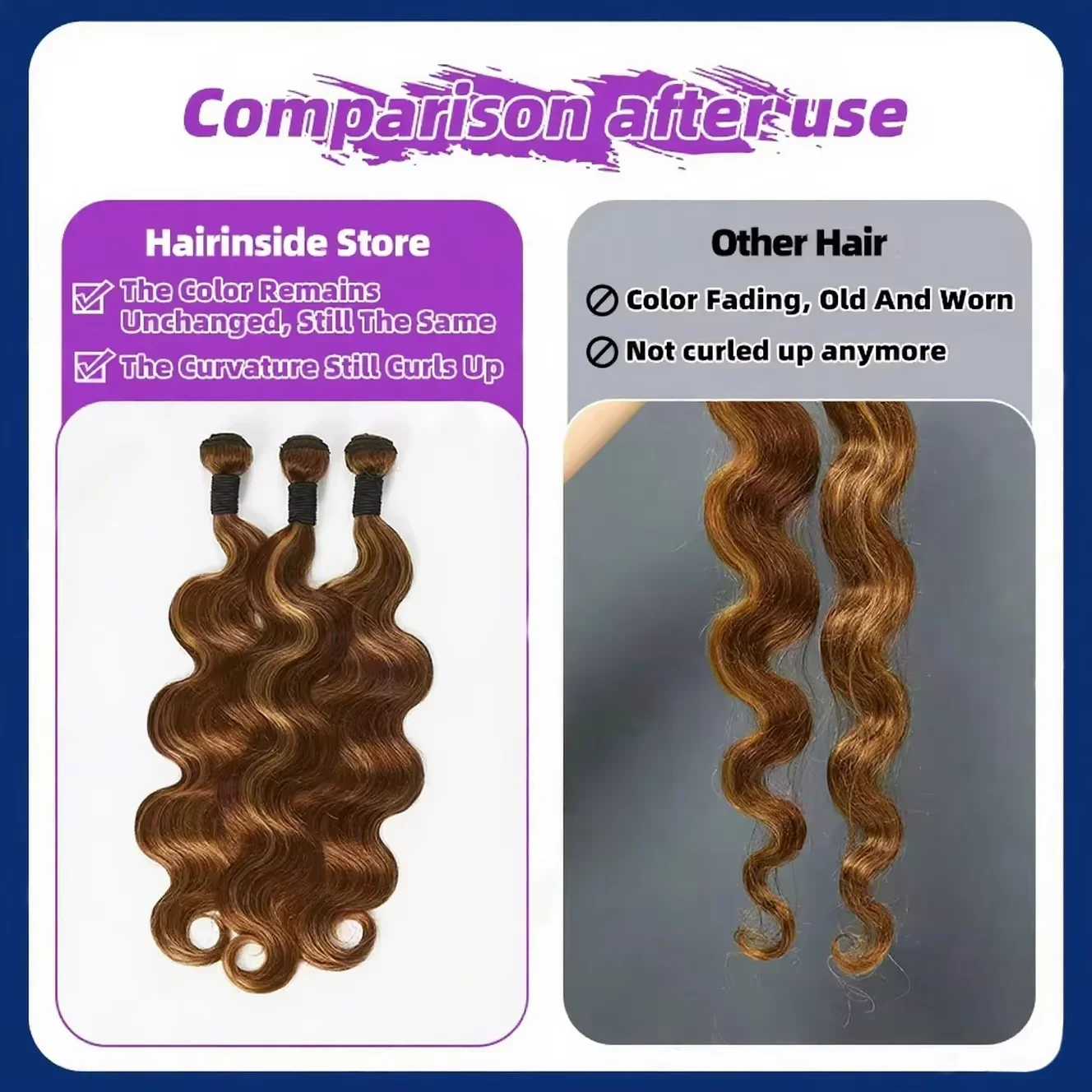 28 30 pollici Evidenziare 4/27 Fasci di capelli umani dell'onda del corpo 4/5/6 pezzi Affare 100% capelli umani Ombre Fasci di colore marrone Cucire nei tessuti