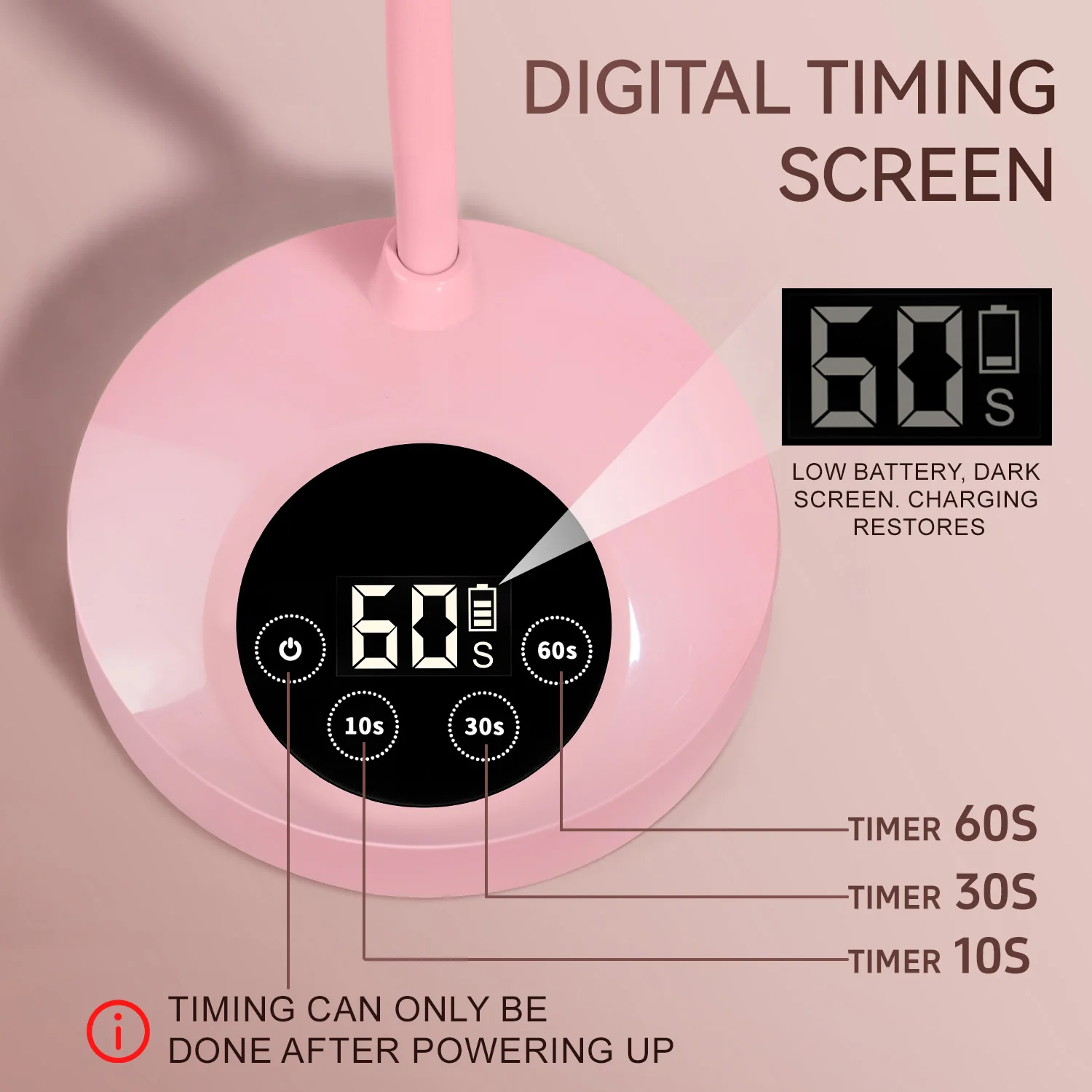 الأشعة فوق البنفسجية LED مسمار مصباح قابلة للشحن معقوفة الأشعة فوق البنفسجية ضوء للأظافر المحمولة 12 واط LED مسمار ضوء مسمار مجفف مع 4 الموقتات ومستشعر تلقائي