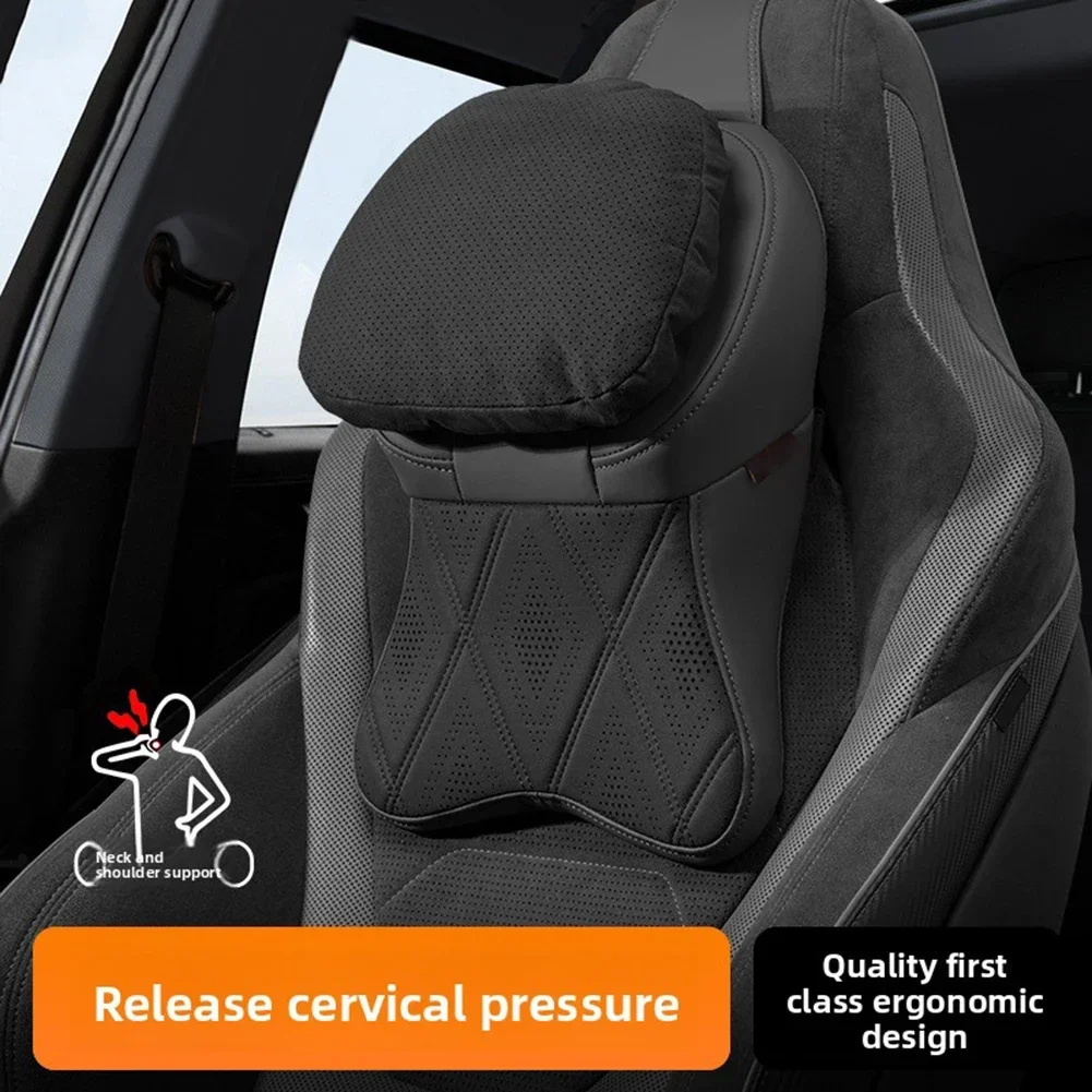 Hochwertiges Nackenkissen aus Memory-Schaumstoff für das Auto, zur Linderung von Ermüdungserscheinungen beim Fahren, mit abnehmbarem, waschbarem Bezug für eine einfache Reinigung, ergonomisches Design. – Detail 6
