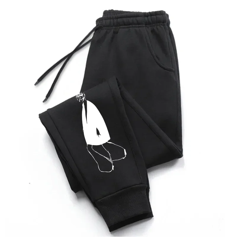 

New in Womens Sweatpants Simple Drawing Girl Printing Sports Pants Fitness Jogger Trousers Daily Casual Woman Pants Fashion 2025