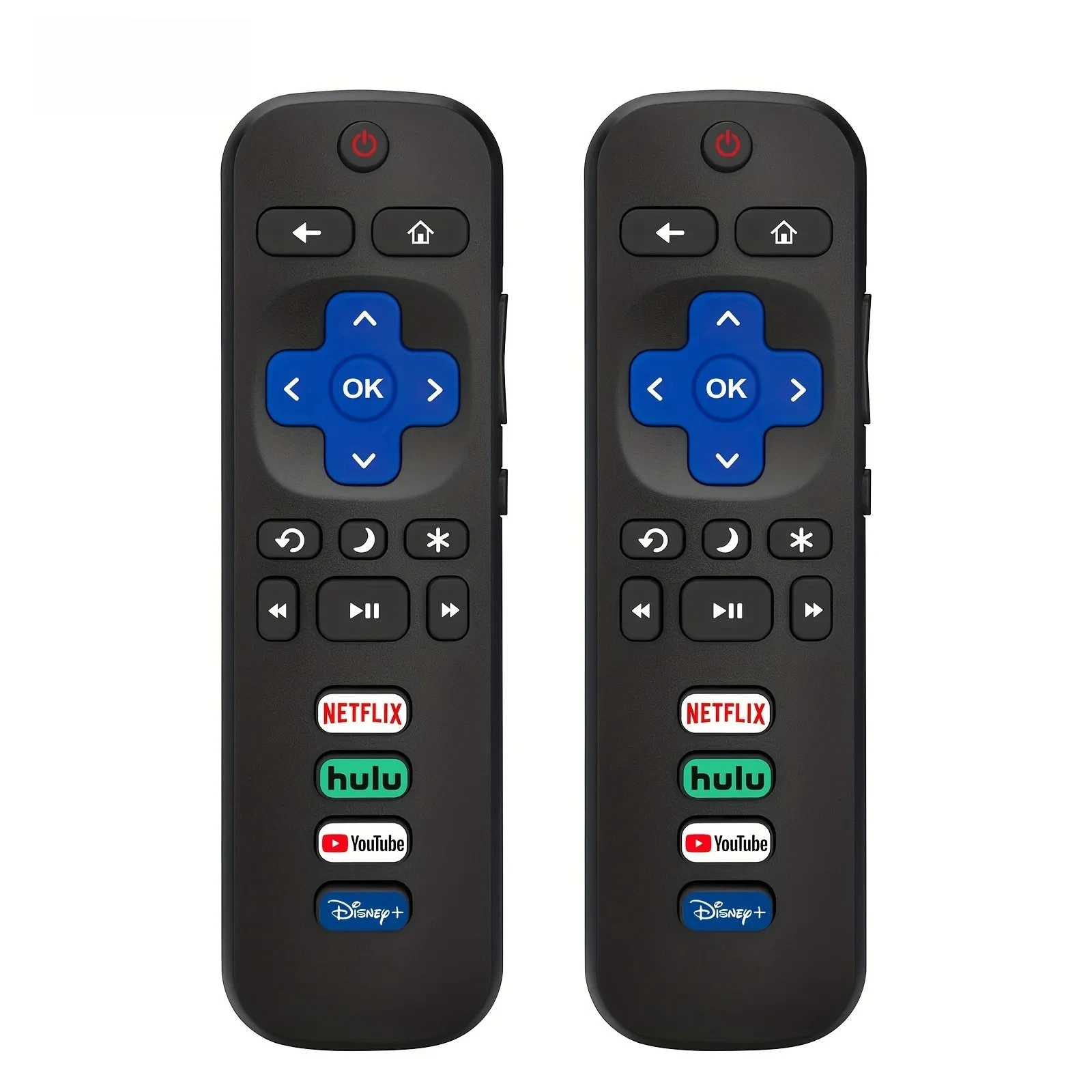 Replacement IR Remote Control for Smart TV with Netflix Hulu YouTube Shortcut Keys No Setup Required Not for Roku Stick/Box