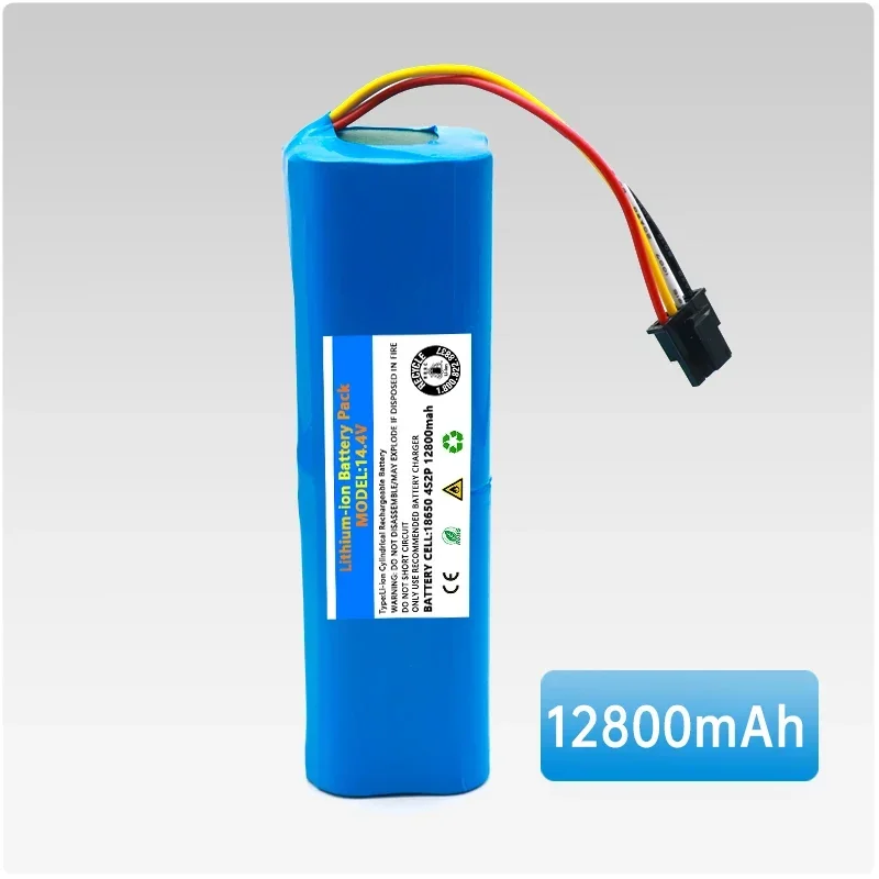 original suitable for Xiaomi rechargeable lithium-ion battery robot vacuum cleaner R1 battery with large capacity of 12800mAh