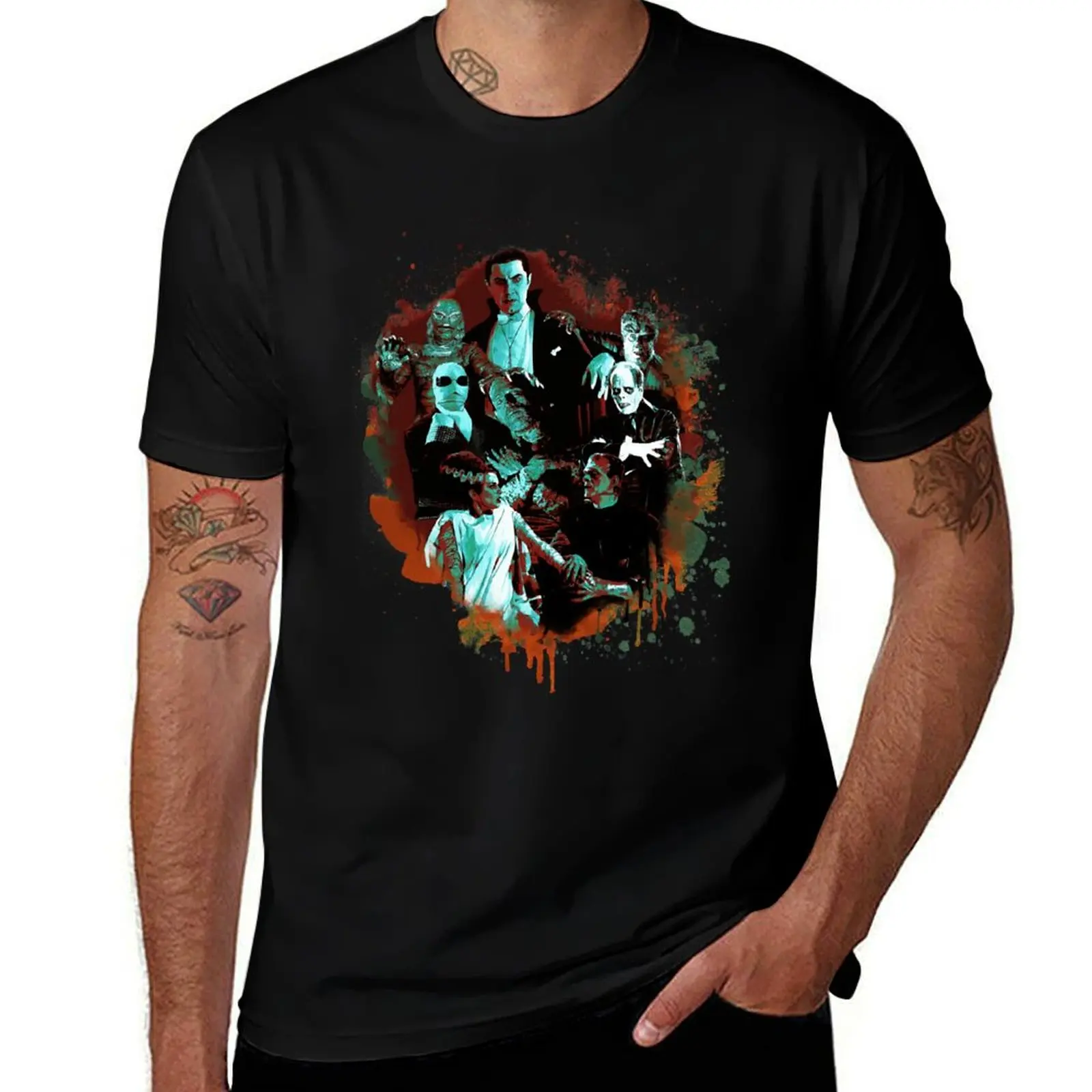 Universal Monster T-Shirt Work Casual Loose Fit T-Shirt