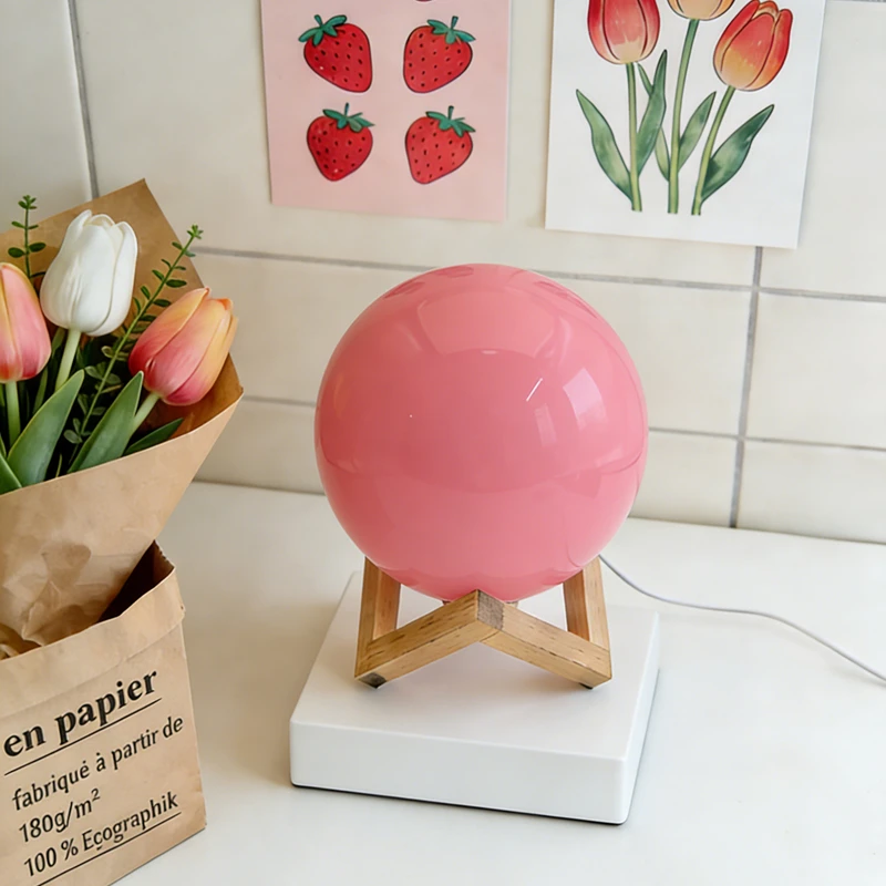 

Скандинавский минималистичный стеклянный шар, настольная лампа, светодиодный теплый свет, версия Ins Style, теплый сон, окружающий свет для спальни, прикроватная барная стойка