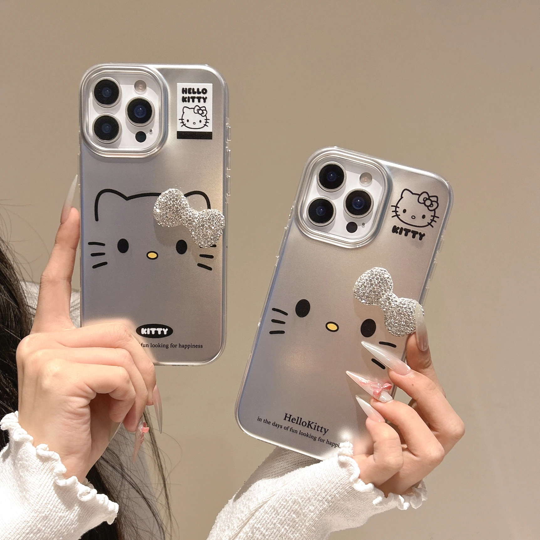 

Fashion Anime Girls' Favorite Super Cute Cartoon Sanrio Hello kitty Fall-proof Phone Case Apple For iPhone 14 15 16 Pro Max