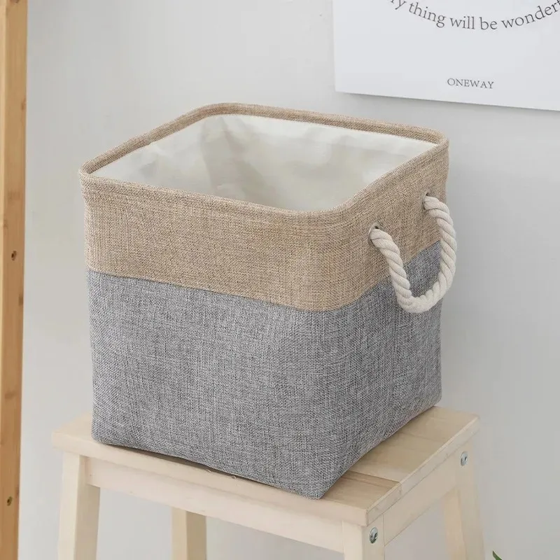 Home Supplies Sundries Sorting Basket Folding Linen Organizer Box Underwear Socks Storage Basket