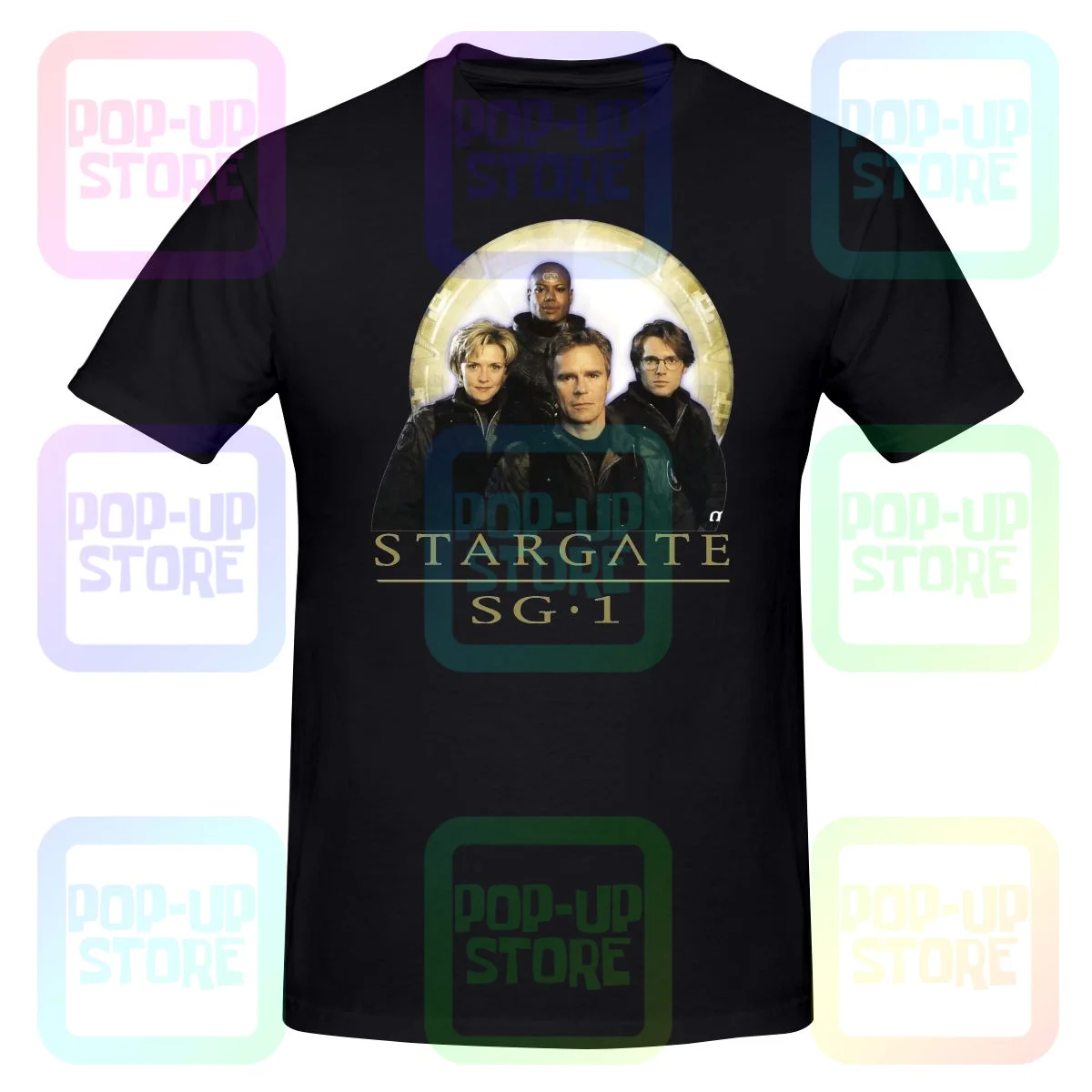 Stargate Sg1 Team Sci-Fi Tv Alien Show Shirt T-shirt Tee New Trend Hip Hop High Quality