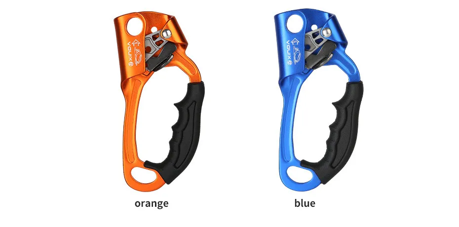 XINDA Outdoor Sports Klettern Ascend Rechts Links Hand Erfassen 8mm-13mm Seil Ascender Gerät Bergsteiger Riser Werkzeug Kits – Detail 1