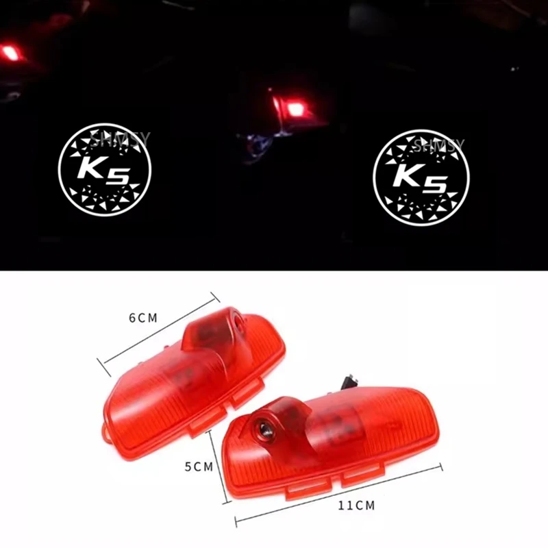 2 шт., автомобильные лампы для лазерной проекции, аксессуары для KIA K5 OPTIMA TF 2015 2014 2013 2012 2011