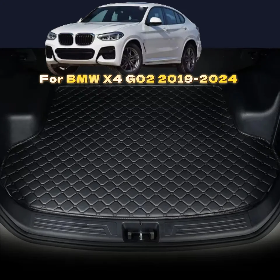 

Customized Car Trunk Mat For BMW X4 G02 2019-2024 2023 2022 2021 2020 Car Trunk Mat Car Artificial Leather Accessories