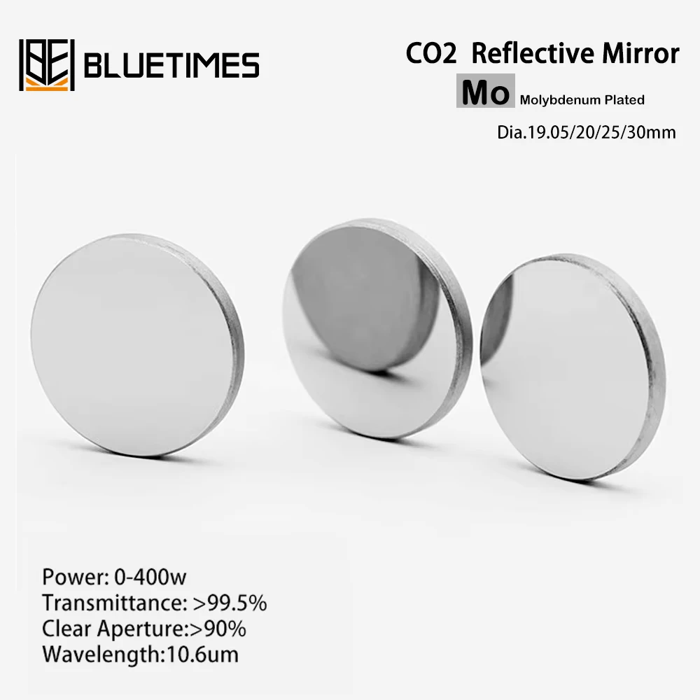 Bluetimes Laser Mo Radiating Mirror CO2 High Power Reflector For Laser CuttingMachine Dia.19/25/30/38.1mm Reflective Accessories - Image 3