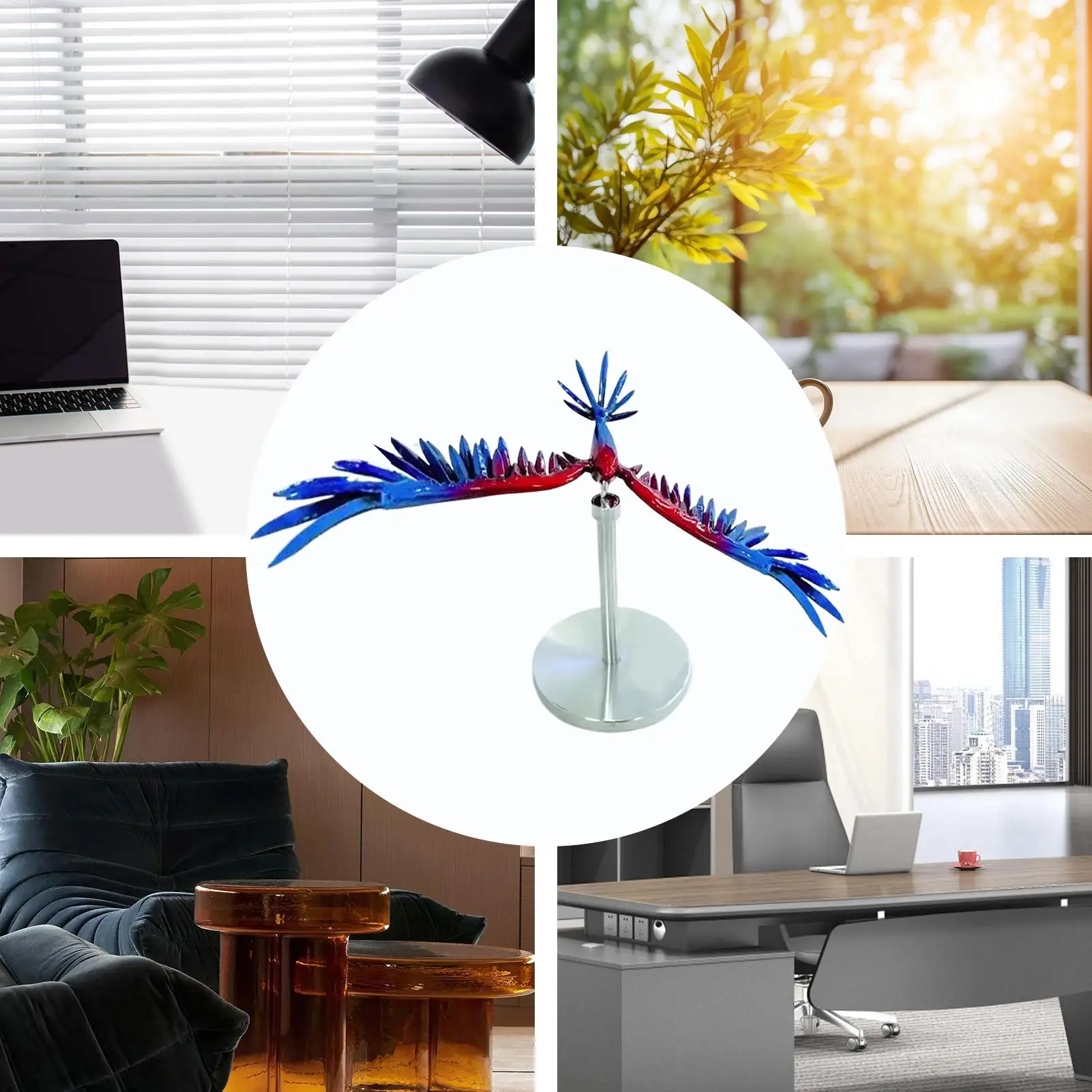 Estatuas de águila para equilibrio exterior, escultura de Metal, adorno de pájaro volador, decoración para jardín, hogar, fiesta, estante, césped decorativo