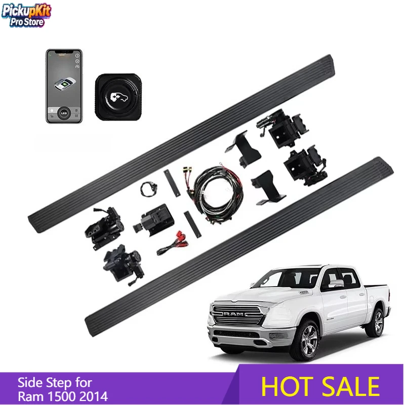 

Premium Top Quality Electric Automatic Running Board Side Steps Door Pedal for Ram 1500 2014