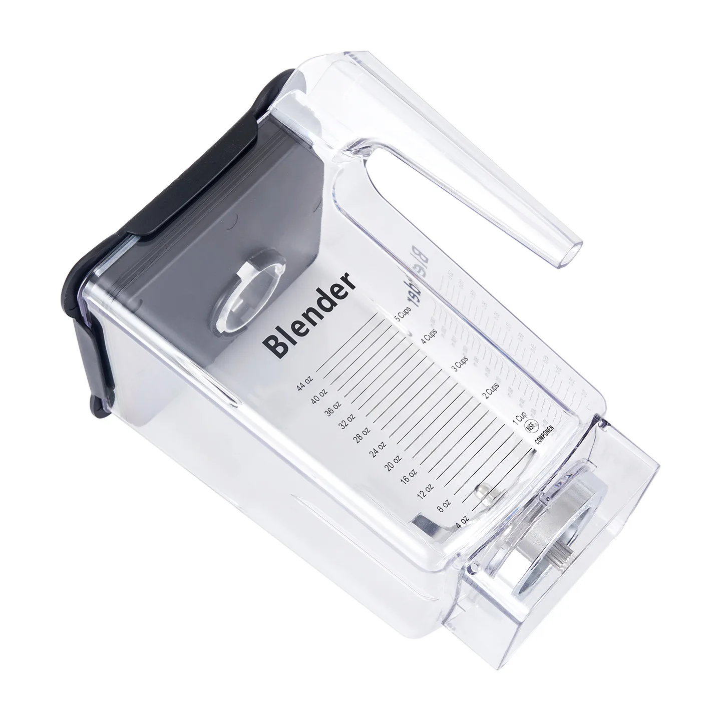 Blender Pitcher Jar Container Replacement for Blendtec Q-Series 825 800, Commercial Smoothie Blender Spare Parts with Lid