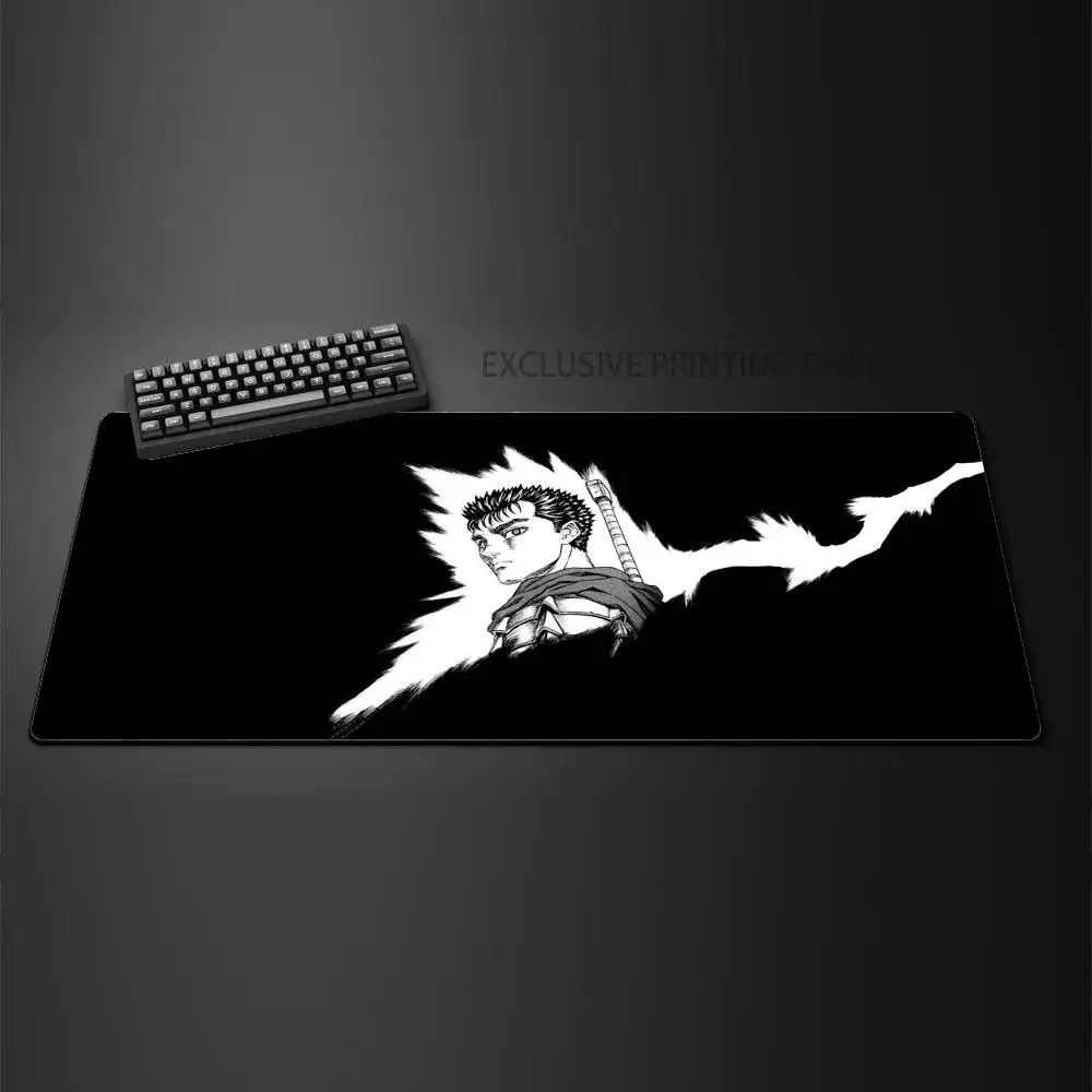 

Guts sword in berserk Mouse Mat Berserk Guts Gamer Gaming Mouse Pad Computer Accessories Big Keyboard Laptop Padmouse Speed Desk