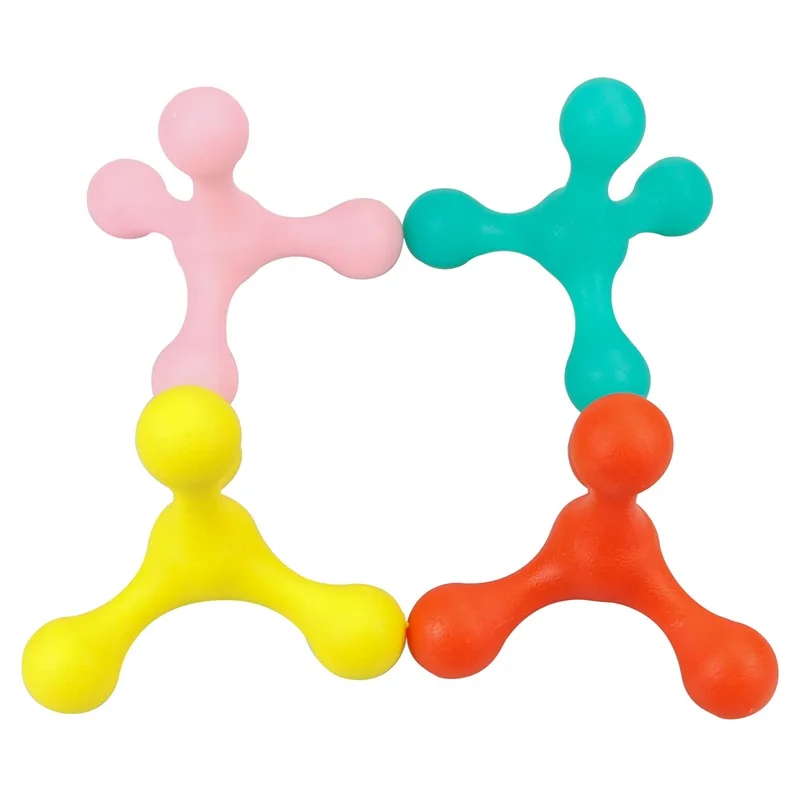 

1 Piece Fun Pet Toy Rubber Squeak Toy For Dog Chew Training Interactive Squeaky Ball Tooth Grinding Training Pet Toy Supplies