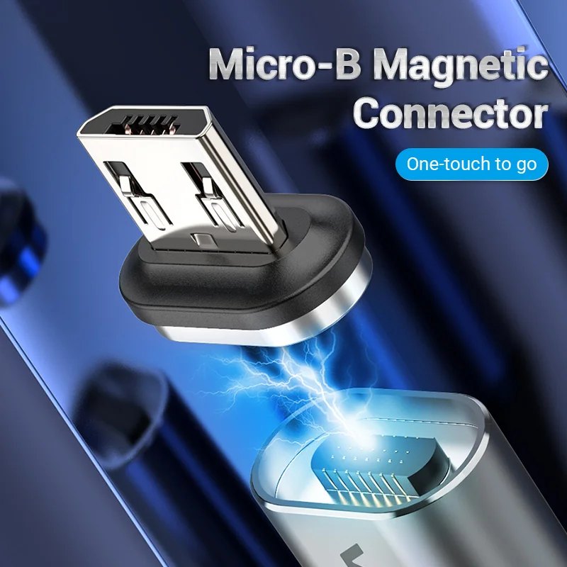 Vention  Micro B Magnetic Connector 2A Fast Charging 480Mbps One Touch Automatic Conjunction Detachable Design Dust Proof Plug