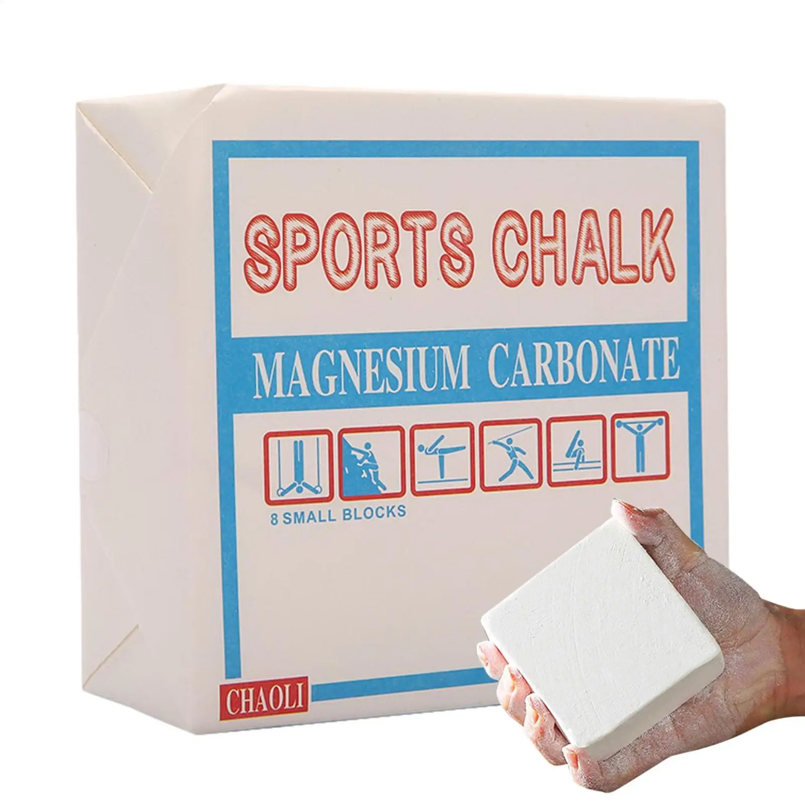 Blocks Sports Chalk Weight Lifting Magnesium Powder Anti-skid Rhythmic Gymnastic Chalk Sport Barbell For Bodybuilding Gymnastics