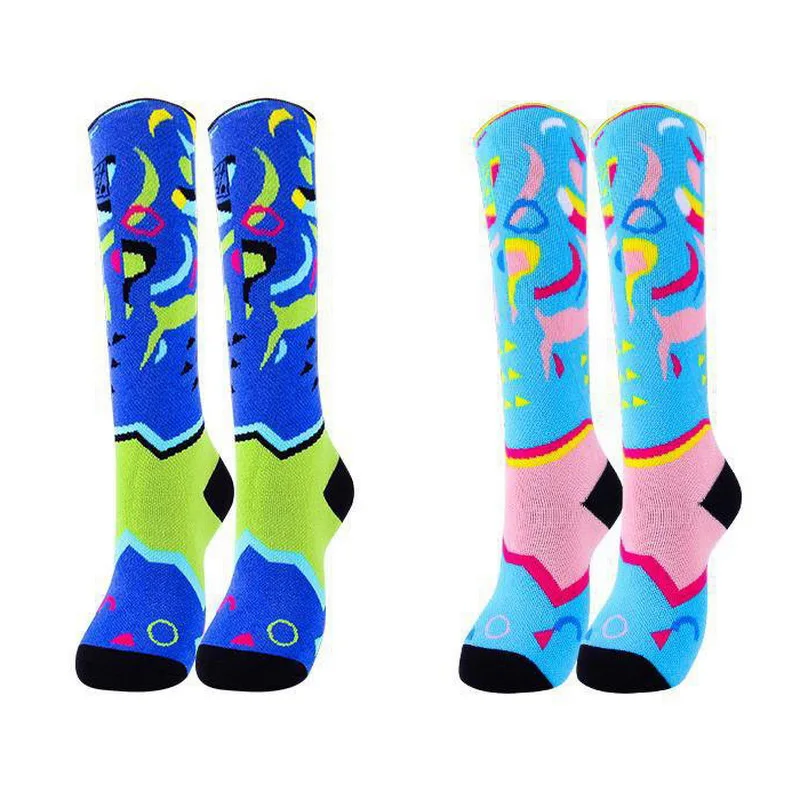 

1 Pair Kids Winter Sports Sock Outdoor Thick Warm Sock Snow Skiing Sock Boys Girls Thermal Sock For Roller Skating Snowboarding