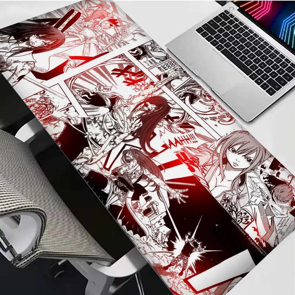 

1 шт. Fairy Tail аниме Эльза Скарлет напольный коврик коврик для мыши игровые аксессуары XXL 900x400 мм большой коврик для мыши игровая клавиатура коврик для мыши