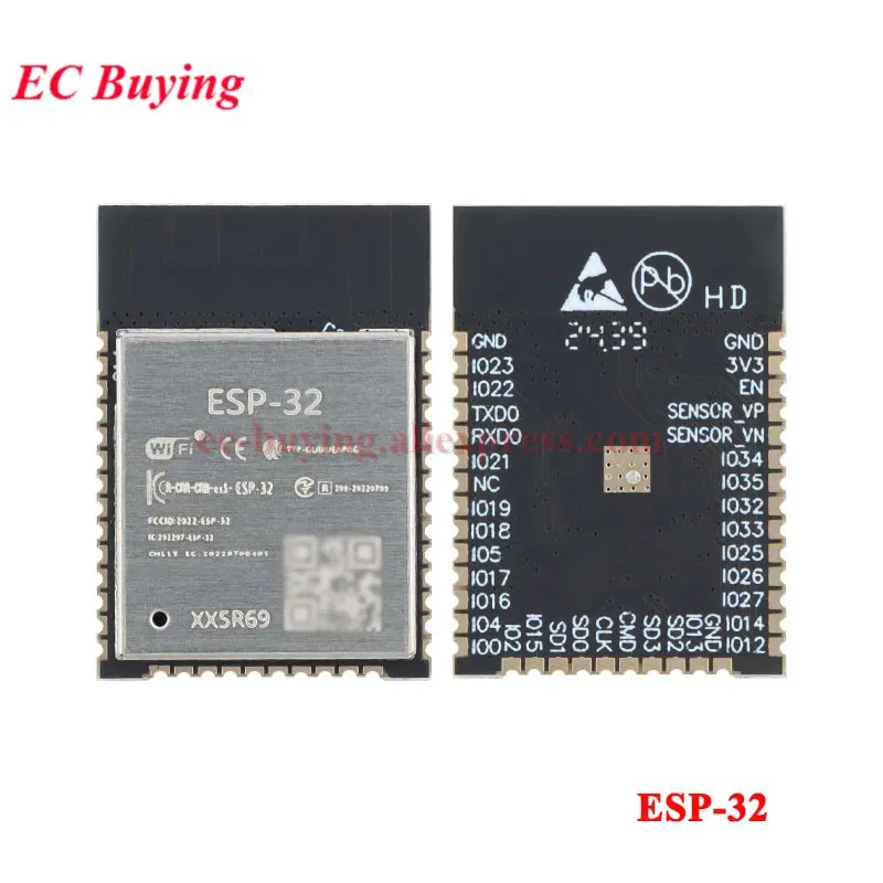 Płytka rozwojowa modułu ESP32 z WiFi, Bluetooth, kompatybilna z BLE, uchwyt na baterię 18650, do nauki, ewaluacji i sterowania przemysłowego. — zdjęcie produktu 3