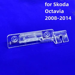 for Skoda Octavia 2008-2014 Car Rear View Camera Bracket Mount Holder License Plate Light Housing