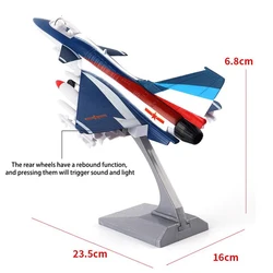 Chinese fighter jet J-10 J-11 FC-31 J-15 metal aircraft replica aircraft die-casting model aviation aircraft boy collectible toy