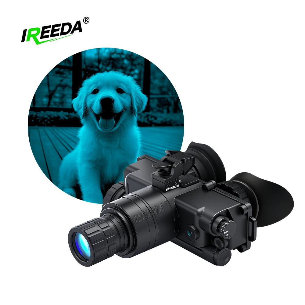 

Очки ночного видения высокой четкости IREEDA PVS-7 FOM1400 Зеленый люминофор с Gen2+ IIt на складе для охоты/походов на открытом воздухе