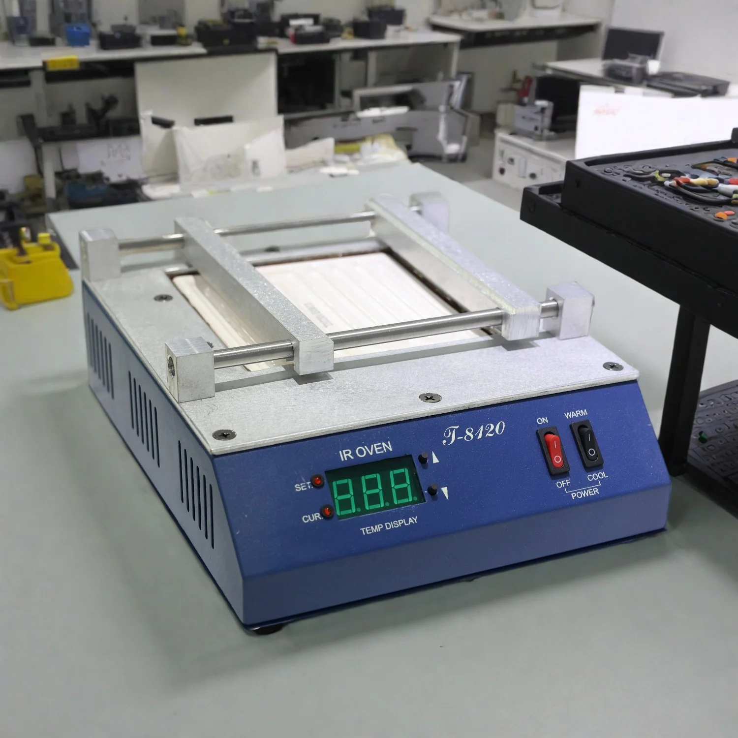 PUHUI T-8120 Preheating Oven Preheating Plate Infrared BGA Rework Station