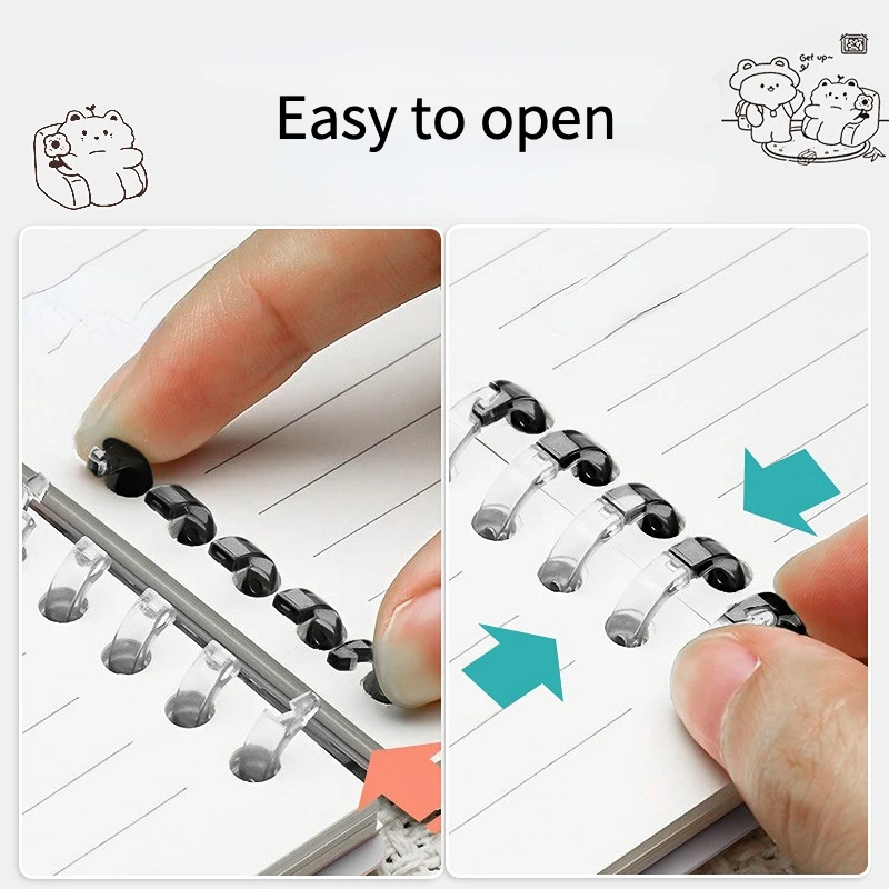 A5/B5 Coil Notebook 60 Sheets of Binder Notebook Japanese Cover Design Rabbit Cartoon Notebooks for Students Office Stationery