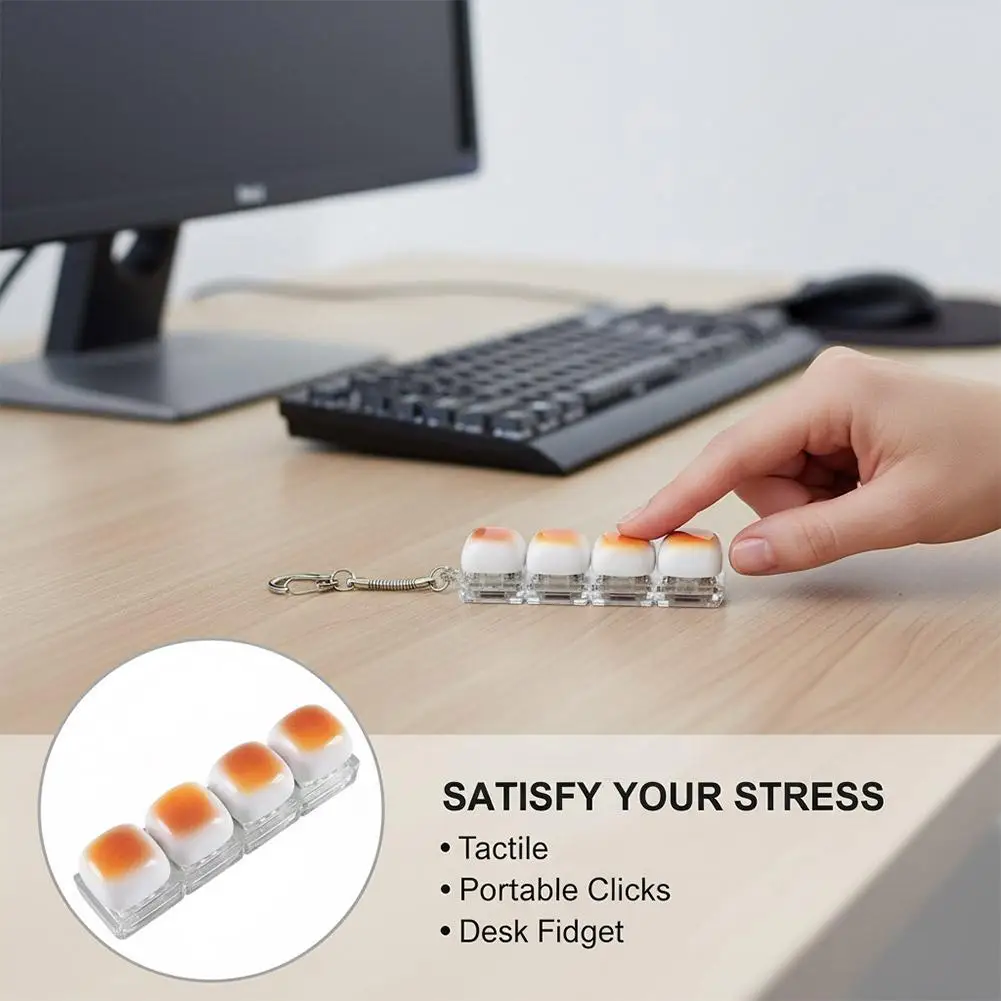 Mechanical Keyboard Switch Fidget Toy With Led Stress Relief_voghion.com