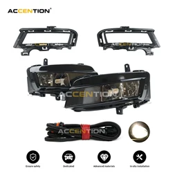 Fog Lamp For VW Golf 7 A7 MK7 2013 2014 2015 2016 2017 Front Halogen Fog Lamp Fog Light  Fog Lmap Grille