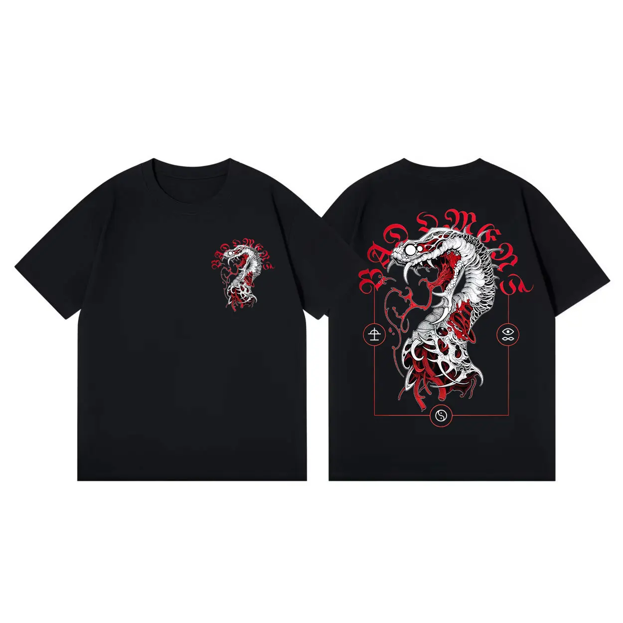 

Bad Omens Tour 2026 Double Sided Graphic T Shirts High Quality Fashion Oversized T-shirts Men Women Casual Short Sleeve T-shirt