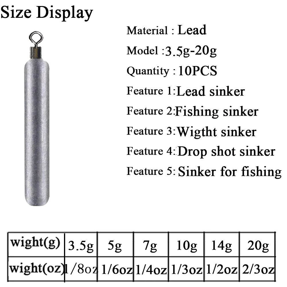 Fishing weights 3.5G, 5G, 7g, 10g, 14g, 20g, weights for carp fishing, baits, fishing equipment, 10 pcs/lot