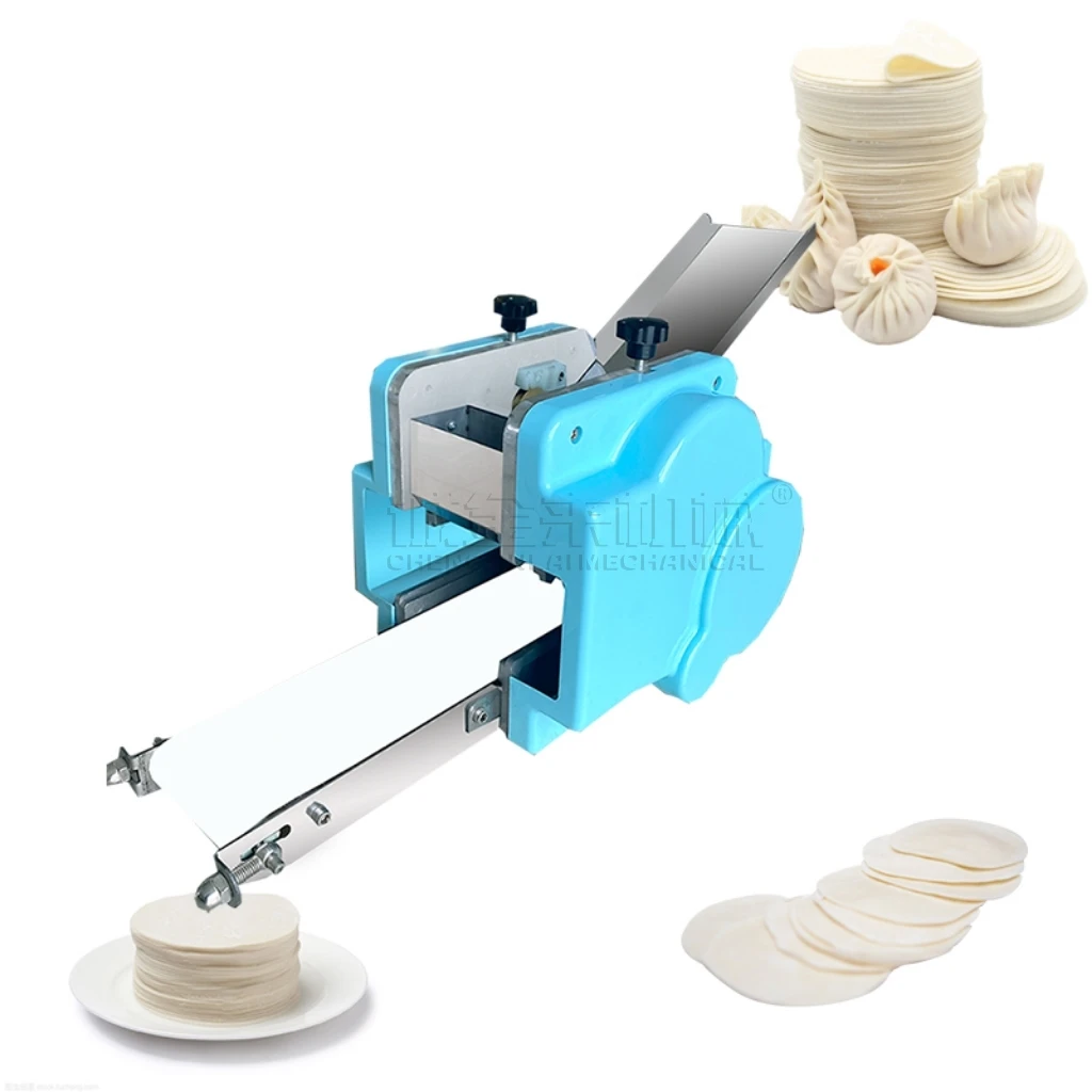 Automatic 110v 220v Chinese Small Round Square Gyoza Empanada Meat Ravioli Skin Dough Wrapper Making Dumpling Forming Price