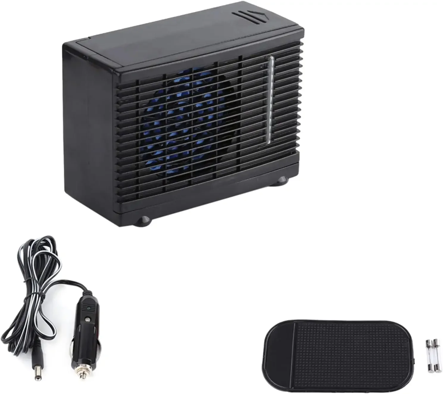 Condicionadores de ar portáteis e eficientes do caminhão, mini ventilador evaporativo do refrigerador de ar para o carro e o caminhão R, 12V, dias quentes na estrada