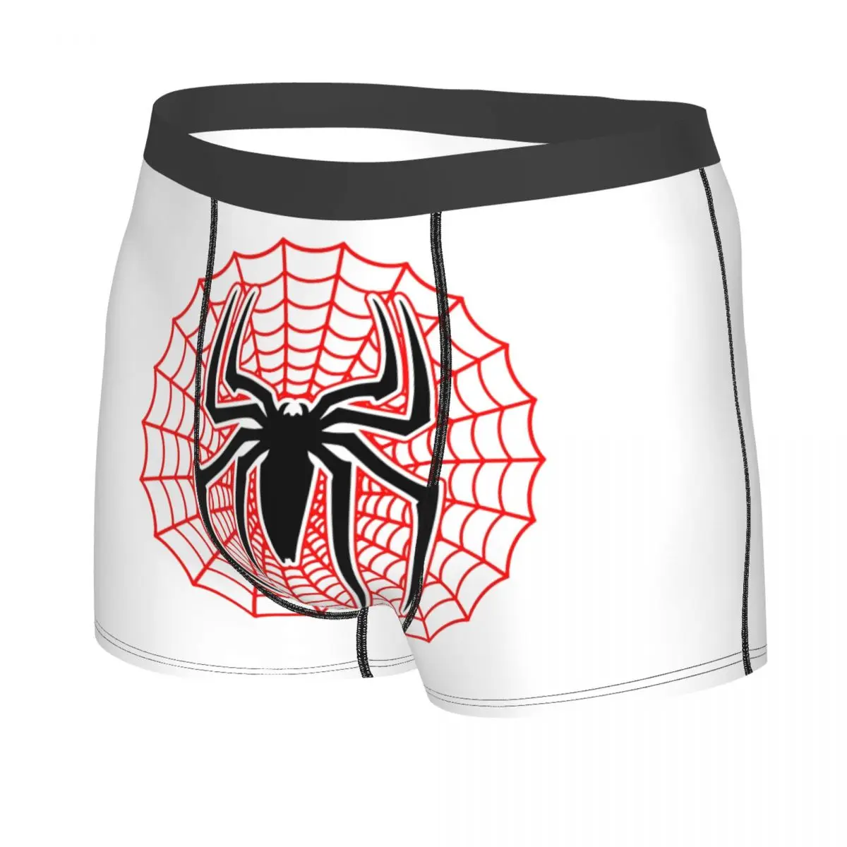 Custom Funny Spider Web Animal Spiders Boxers Shorts Panties Men's Underpants Comfortable Briefs Underwear