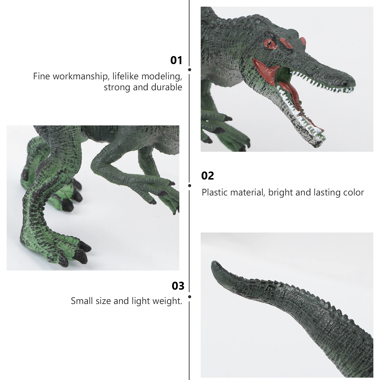 

Ornaments Imaginative Play Toy Desktop Decoration Dinosaurs Model Figure Nursery Kids Cognitive Plastic Crafts