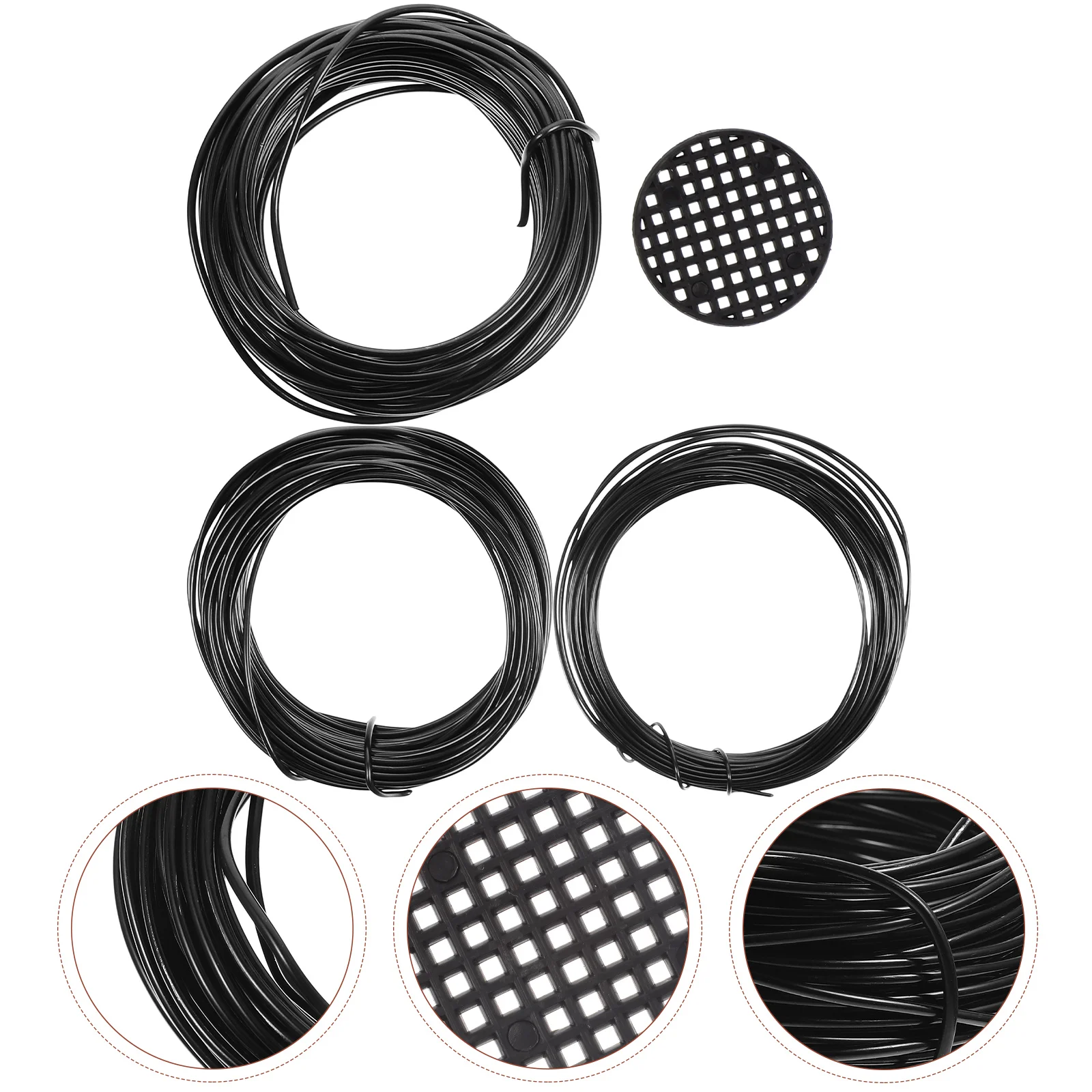 Aluminum Wire Set Plant Training Bonsai Shaping Metal Kit Plastic Wires Line