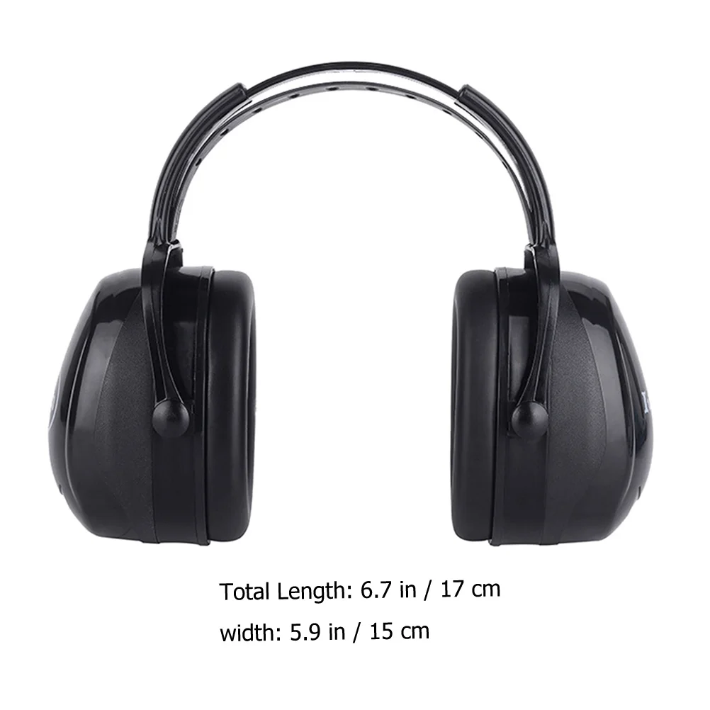 

Children Safety Muffs Hearing Protection Noise Reduction Black Earmuffs Headphones Lightweight Portable Comfortable Anti Noise