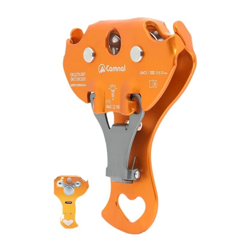 Jungle Crossing Zip-Line Pulley for Amusement Parks with Steel Material for Cables or Ropes Less Than 13mm