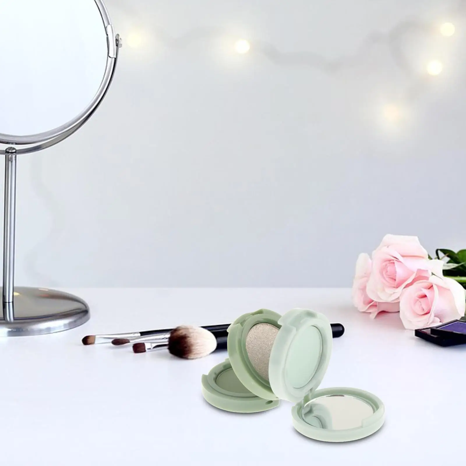 พาเลทบลัชออน 3 in 1 ให้ผิวหน้าเปล่งประกายอย่างเป็นธรรมชาติ ชุดของขวัญเครื่องสำอางสำหรับผู้หญิง สวยโดดเด่น