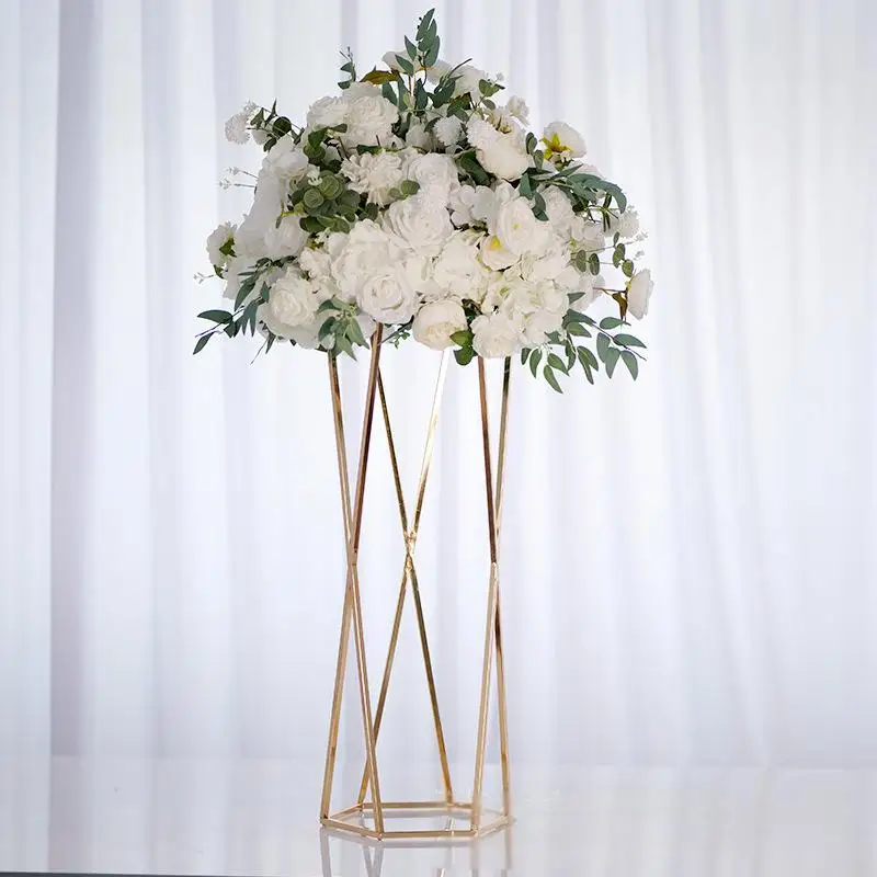 6/10 Stück Metall-Blumenständer, lineare Vasen, Tischdekorationen für Outdoor-Veranstaltungen, Hochzeitsfeiern, Einweihungsfeiern und Dekorationen. – Detail 7